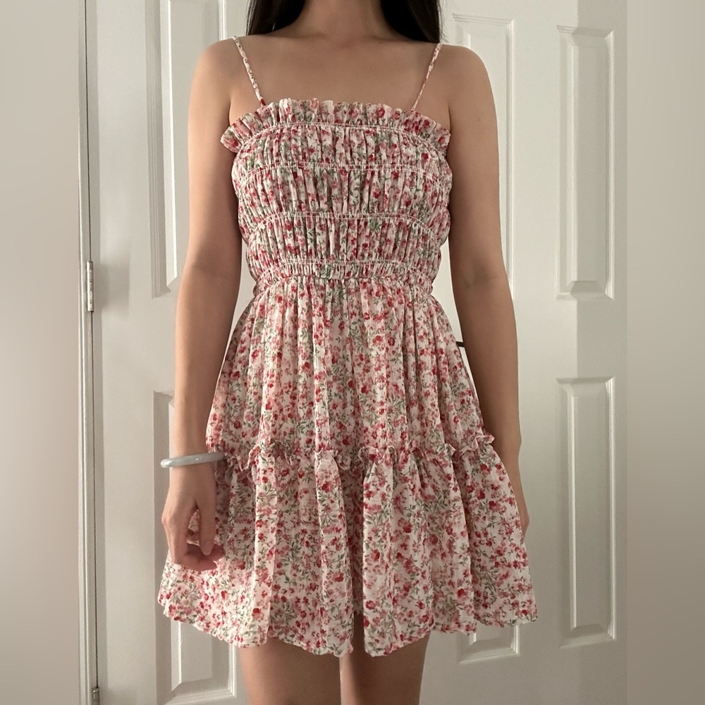 Floral mini dress
